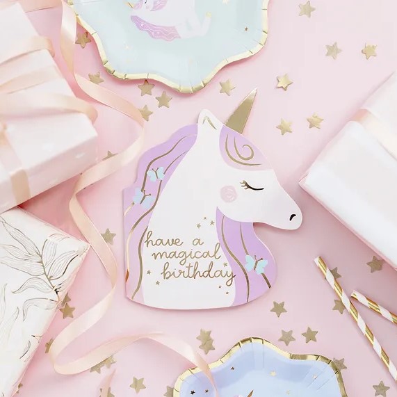 Rođendanska čestitka Unicorn, 14x14 cm