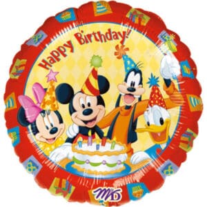 Folija balon 43 cm Mickey Mouse  Happy Birthday
