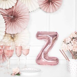 Folija balon Slovo "Z", 35cm, ROSEGOLD.