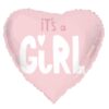 Folija balon 45cm Heart Its a Girl