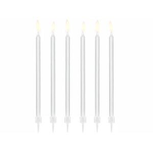 Svjećice bijele dugačke 12 kom