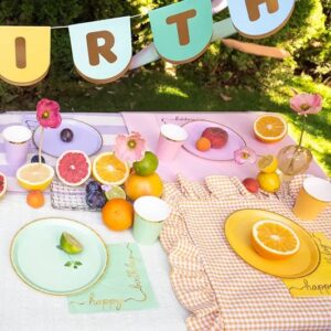 Tanjuri papirnati PASTELNE BOJE MIX, 6kom