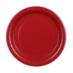 Tanjuri papirnati TAMNO CRVENI, 8kom