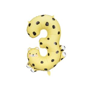 Veliki folija balon Broj 3 - GEPARD