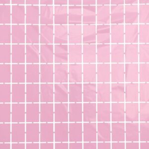 Zavjesa party - Kvadratići pastel sv.roza 100x200 cm