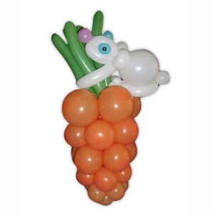 Zec s mrkvom od balona