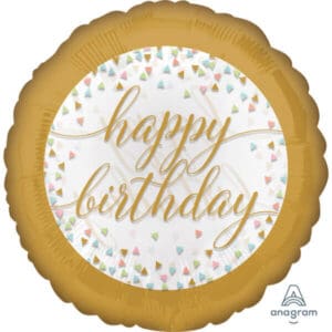 Folija balon Pastel Konfeti HB, 43cm