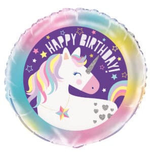 Folija balon 43 cm unicorn