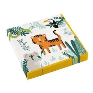 Salvete  Get wild-safari 33x33 cm, 16 kom