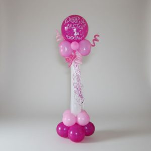 stup od balona s natpisom baloni pleter 8-006