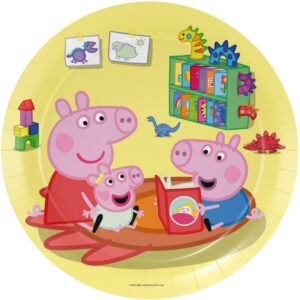 Tanjuri papirnati PEPPA PIG, 23cm, 8 kom