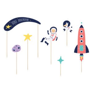 Toppers Space party 9.5-24.5 cm