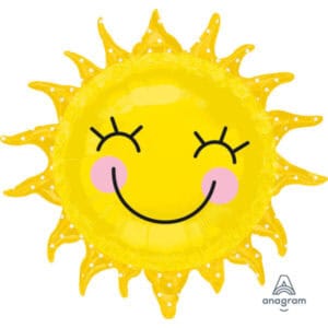 Veliki folija balon SUNCE, 74 cm x 71 cm