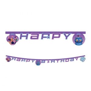 banner k-pop demon hunters 120x180cm