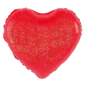 folija balon srce holografski crveni 18