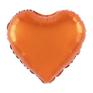 folija balon srce narančasti 18
