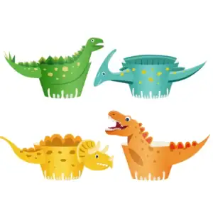 košarice za muffine dinosauri diy 8 kom