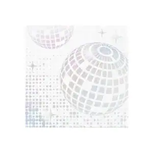 salvete silver disco 10 kom