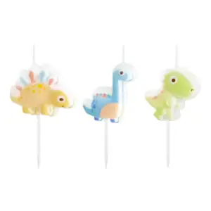 svjećice dinosauri 3 kom