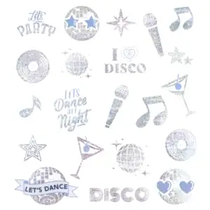 tetovaže silver disco 21 kom