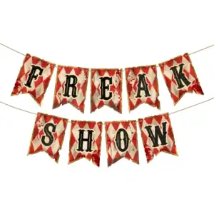Baner Halloween Freak Show 120 x 17 cm