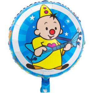 Folija balon Bumba s gitarom, promjera 45 cm. Šareni balon za dječji rođendan u Bumba temi, izrađen od folije i prikladan za party dekoraciju.