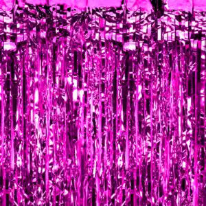 Zavjesa party tamno roza 100 x 250 cm