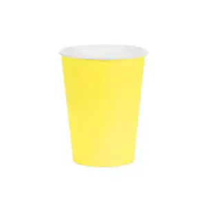 Čaše papirnate žute, 250 ml, 6 kom
