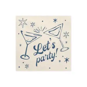 Salvete Let's party, bež, 33 x 33 cm, 20 kom
